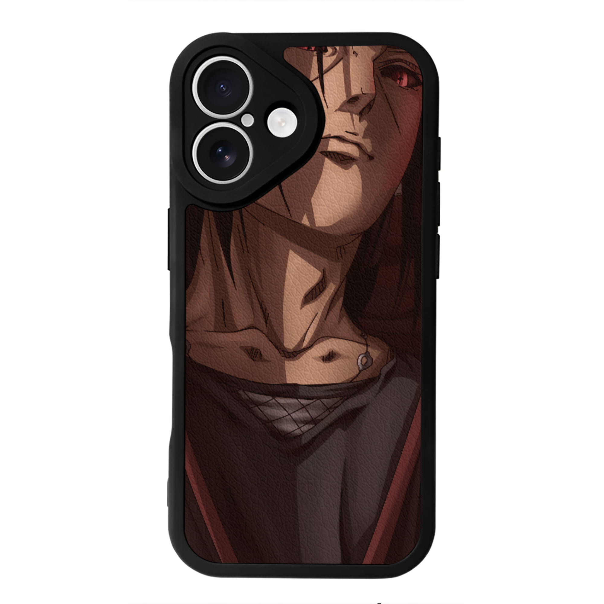 （画像用） NARUTO -ナルト- NARUTO -ナルト- 疾風伝 【iPhone 16シリーズ対応】シリコンスマホケース（レザー調） 材質：シリコン